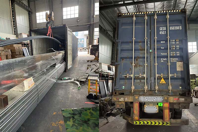 钢结构套件打包发货