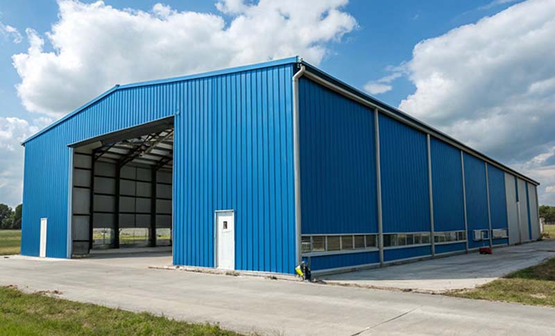 绿色钢结构建筑